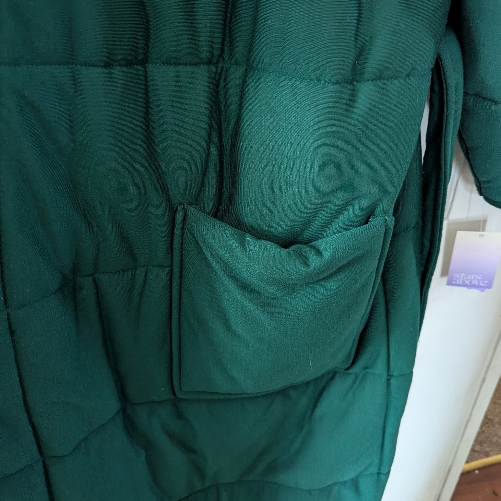 stars above quilted green robe nwt xl/xxl - Picture 4 of 9